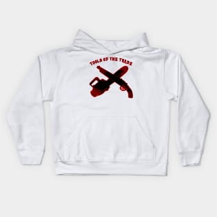 Tools of the Trade Shotgun Chainsaw Doom Gaming FPS Kids Hoodie